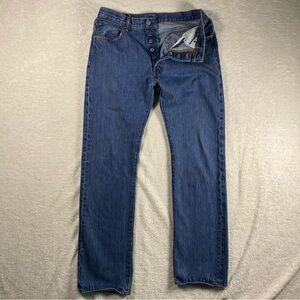 Levi's 501 Men's Dark Blue Straight Jeans 32x32